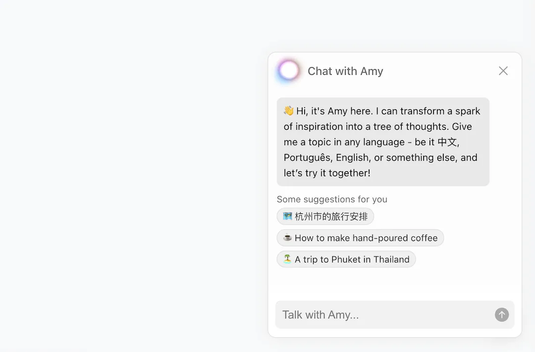 Screenshot - AI chat generate mindmap