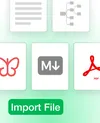 import file to mind maps